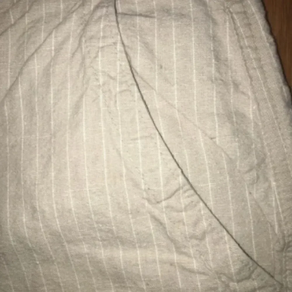Banana Republic Tan Khaki Striped Shorts
